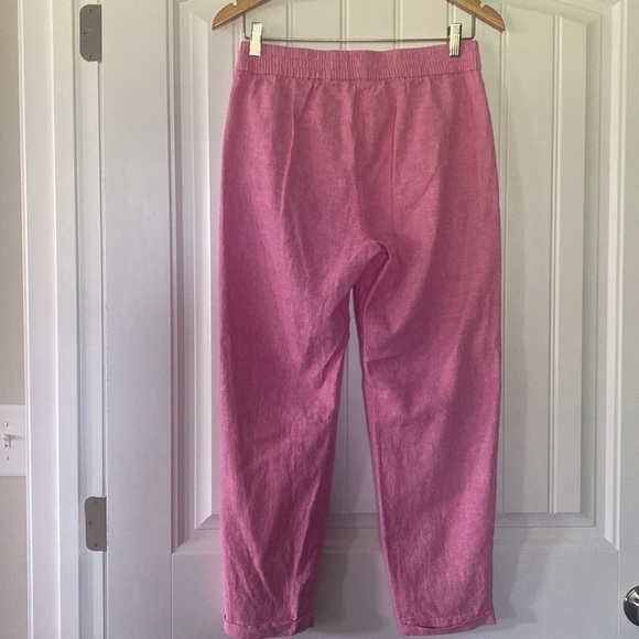 J.Crew Linen Blend Pull on jogger pants Size 4 - Picture 4 of 7